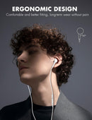 Antool Wired Earbuds,【Ultra Clear Calls & no Noise】 Headphones Earbuds Wired 3.5mm, in-Ear Earphones with Mic, Compatible with iPhone/iPad/Android/Laptop/PC 【2 Pack】 photo 2
