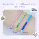 4500pcs 24 Color Seed Beads 4mm 6/0 Round Beads for Bracelet Making — 4