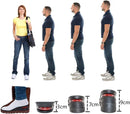 Height Increase Insoles Air Taller Cushion Shoes Insoles 4-Layer Heel Insert for Men — 4