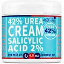 ASDToTio 42% Urea Foot Cream for Dry, Rough Feet with Aloe Vera, 4 oz — 1