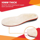 V.Step Wool Insoles with Arch Support, Comfortable Sheepskin - Hard Support — 3