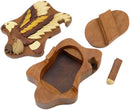 Flying Eagle - Natural Wood Intarsia Puzzle Box - Handcrafted with Secret Compartment — 2