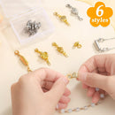 Paxcoo 12Pcs Magnetic Necklace Clasps and Closures, Locking Magnetic Jewelry Clasps, Magnetic Necklace Extender,… — 7