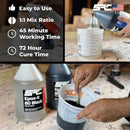 SRC Epox-It 80 Black Epoxy Resin 1 Gallon, UV & Scratch Resistant — 3
