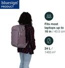 Osprey Axis Laptop Backpack – Sleek Everyday Pack with Laptop Sleeve, Water Bottle Pockets & Compression Straps | Pink — 5