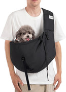 Dog Sling Carrier for Small Dogs & Cats,Pet Carrier Sling Bag with Adjustable…