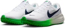 Nike Men's Revolution 8 Road Running Shoes - White/Midnight Navy-green Spark — 5