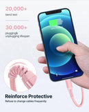 Aioneus iPhone Charger 6ft 2Pack, Apple Certified USB A to Lightning Cable Nylon Braided Phone Charger Cord Fast Charging for iPhone 14 13 12 11 Pro Xr Xs Max 10 8 7Plus 6 SE -Pink 5