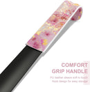 Gukeniu 16.5 Inch Long Handle Shoe Horn | Pink Gold Marble — 2