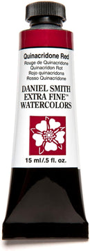 Daniel Smith 284600091 Extra Fine Watercolor 15ml Paint Tube, Quinacridone, Red, 0.5 Fl Oz (Pack of 1) — 1