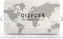 Qizpcer 4 Pack Clear Plastic Business Card Holder,Acrylic Business Card Display for Desk Business Card Stand — 5
