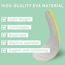 2 Pairs Shoes Insoles for Hey Dude Men's Wally Shoes, Classic Replacement Footwear Inserts for Comfortable Light-Weight and Cushion Shock Absorbing(M9) — 7