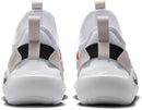 Nike Kids' Flex Runner 4 Running Shoes - Boys Girls Toddler Baby Sneakers - White/Black/Safety Orange/Vast Grey — 4