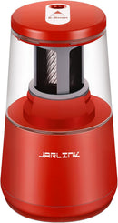 JARLINK Electric Pencil Sharpener, Heavy Duty Helical Blade, Auto Stop | Red — 1