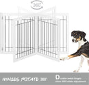 PAWLAND Extra Wide Dog gate for The House, Doorway, Stairs, Dog Fences Indoor,…