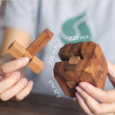 Hidden Passage: Wooden 3D Mechanical Puzzle for Adults – Brain Teaser Game | Desk Toy | Handmade Interlocking Wood Puzzle | Mind Teaser Logic Challenge by SiamMandalay — 1