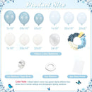 Dusty Blue Balloon Arch Kit Light Blue White Balloon Garland Kit — 4