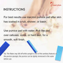 Maryton Foot Pumice Stone for Feet Hard Skin Callus Remover and Scrubber (Pack of 4) (Blue) - Classic Blue — 4