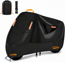 SECELES Heavy Duty Motorcycle Cover Fits up to 86" Yamaha