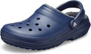 Crocs Unisex Adult Classic Lined Clog – Navy/Charcoal — 1