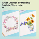 MeiLiang Watercolor Paint Set, 36 Vivid Colors in Pocket Box with Metal Ring and Watercolor Brush, Perfect for Students, Beginners and More | Solid Set 36 Color — 7