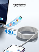 iPhone Charger [Apple MFi Certified] 6FT iPhone Charger Cord Fast Charging USB to Lightning Cable Braided USB Phone Cable Cord Compatible with iPhone 14 13 12 11 Pro Max XR XS X 8 7 6 Plus SE, iPad photo 4