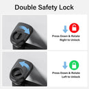 PRObebi Retractable Baby Gates for Stairs & Doorways, Dog Gate 0-54" W × 34"…