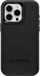 OtterBox iPhone 15 Pro Max (Only) - Defender Series Case - Black - Case Only - Screenless - Rugged & Durable - with Port Protection - Microbial Defense Protection — 1