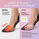 Metatarsal Foot Pads for Women - 2 Pairs Ball of Foot Cushions for High Heels, Self-Adhesive Gel Forefoot Inserts, Pain Relief & Blister Prevention, Reusable - Foregel, Clear 3