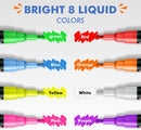Timart Liquid Chalk Markers, 6mm Bold Chalk Pens | Classic 6mm Bold Tip — 2