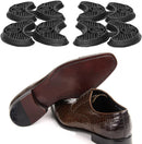 Heel Plates 40 PCS Rubber Shoes Heel Taps Tips Repair Pad Replacement Sets with Professional Shoes Glue Rasp Tool… — 4