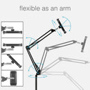 Tablet Floor Stand with 5LB Metal Base, Overhead Bed Phone Stand Angle Height Adjustable Holder, Universal Floor Stand Compatible with iPhone iPad Pro Air Mini, Samsung Tab, Kindle, E-Readers… photo 4