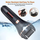 AdamPark Electric Callus Remover for Feet,Rechargeable Foot File Hard Skin Remover,Waterproof 14 in1 Professional Pedicure Kit for Cracked Heels &Dead Skin,with 3 Roller Heads 2 Speed(Black J8) — 5