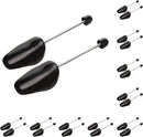 2 Pairs Plastic Shoe Tree Stretcher Shaper for Men (Black) — 1