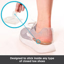 BraceAbility Medial & Lateral Heel Wedge Silicone Insoles (Pair) - Supination & Pronation Corrective Adhesive Shoe Inserts for Foot Alignment, Knock Knee Pain, Bow Legs, Osteoarthritis — 8
