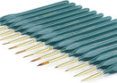 Transon Extra Fine Tip Detail Brushes 15Pcs for Model Miniature Painting and Acrylic Watercolor Painting | 15 pcs — 5