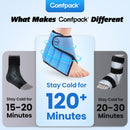 Comfpack Ankle Ice Pack Wrap, 2 Hours Long Lasting Cold Therapy for Swelling, Sprained Ankle, Achilles Tendonitis, Plantar Fasciitis Relief, Heel Pain, Reusable Ice Wrap for Surgery Recovery — 6