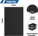 Foam Board 24x36 Inch, 3 Pack Black Poster Board, 3/16 Inch Thick | 3pack Black — 3