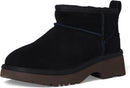 UGG Girls' K Classic Ultra Mini New Heights – Black — 1