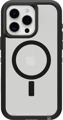 OtterBox iPhone 15 Pro MAX (Only) Defender Series XT Clear Case - Dark Side (Black/Clear), screenless, Rugged, Snaps to MagSafe, Lanyard Attachment — 1