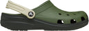 Crocs Unisex Adult Classic Retro Sport Slip On Clogs – Army Green — 5