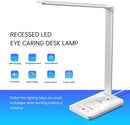 Ambertronix LED Desk Lamp with USB Charging Port, Dimmable Eye-Caring Reading Desk Light for Home, with 5 Brightness… — 6