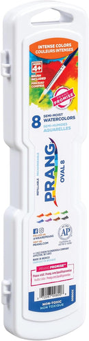 Prang Oval Pan Watercolor Paint Set, 8 Assorted Colors, 1 Count | 8 Count — 5