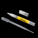 Fiebing's Refillable Paint Pen 3mm Fine Tip - Versatile Marker Tool for Leather Work, Detailed Art, Edges, Backgrounds, Touch-Ups - Includes Dye Dropper, Compatible with Leather & Suede Dye — 8