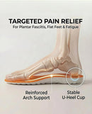 2 Pairs 4D Steppers Cloud Insoles for Women and Men, Super Soft Massage Memory Foam Insoles,Arch Support Foot, Pain Relief Plantar Fasciitis Insoles - Green+black - Women 6-9.5/Men 5-8.5 — 8