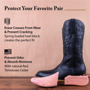 FootFitter Western Cedar Boot Tree, Shoe Trees for Cowboy Boots (2 Pack) — 2