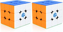 GAN 356 R S, 3x3 Speed Cube Gans 356RS Magic Cube Non-Magnetic (Stickerless) (Pack of 2) — 1