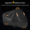 SECELES Heavy Duty Motorcycle Cover Fits up to 86" Yamaha