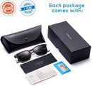 CARFIA Polarized Men's Sunglasses UV400 Protection Cool Man Shades CA5354 | 1. Tortoise Frame Grey Lens | Multicolor — 6