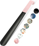 Gukeniu 16.5 Inch Long Handle Shoe Horn | Pink — 1